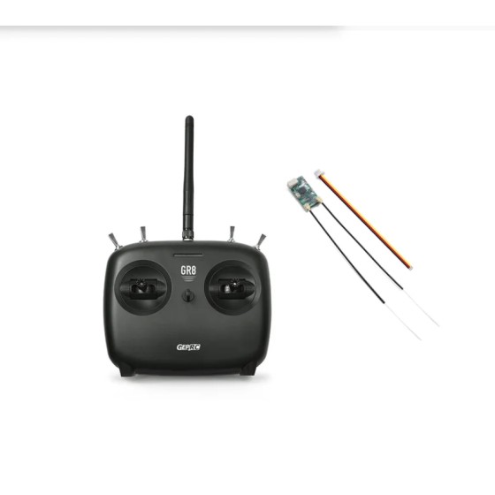 GEPRC TinyRadio GR8 2.4G 8CH FHSS Remote Controller With GR8 8CH Receiver for Tinygo 4K Starter Combo DIY Replacement Parts